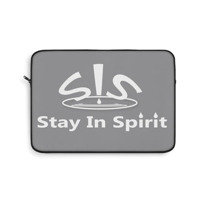 Gray Stay In Spirit Laptop Sleeve - Stay In Spirit Shop