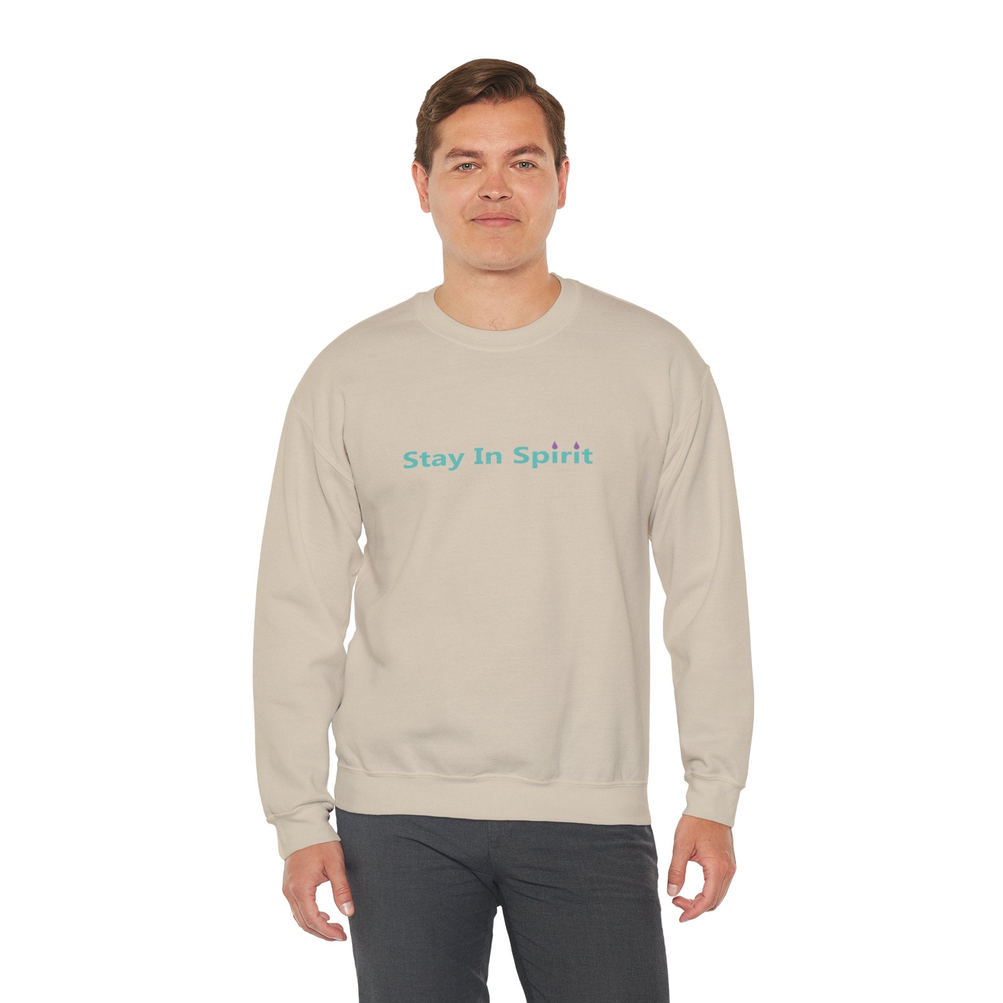 Stay In Spirit Lettered Unisex Heavy Blend™ Crewneck Sweatshirt - Stay In Spirit Shop