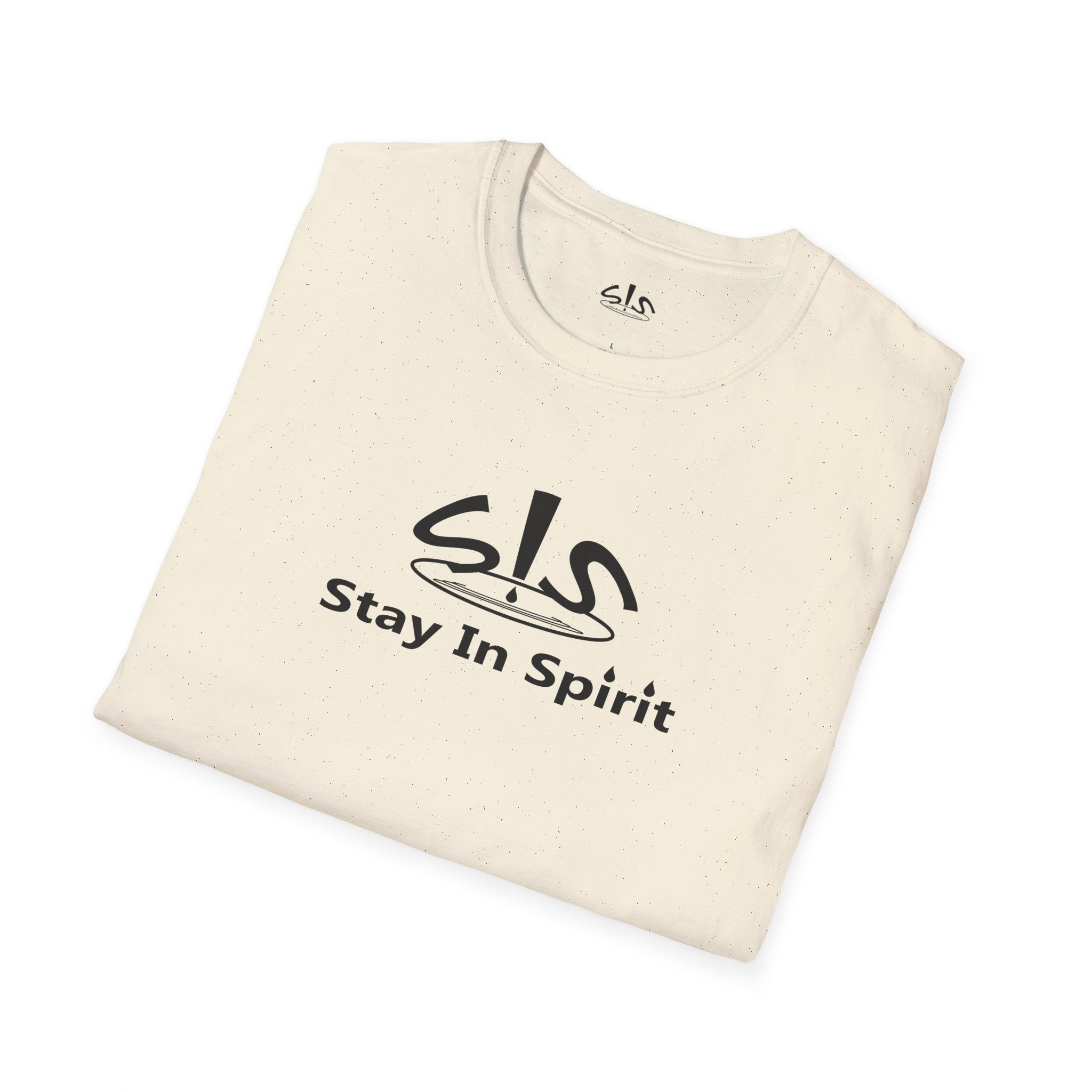 Stay In Spirit Logo (Black) Unisex Softstyle T-Shirt