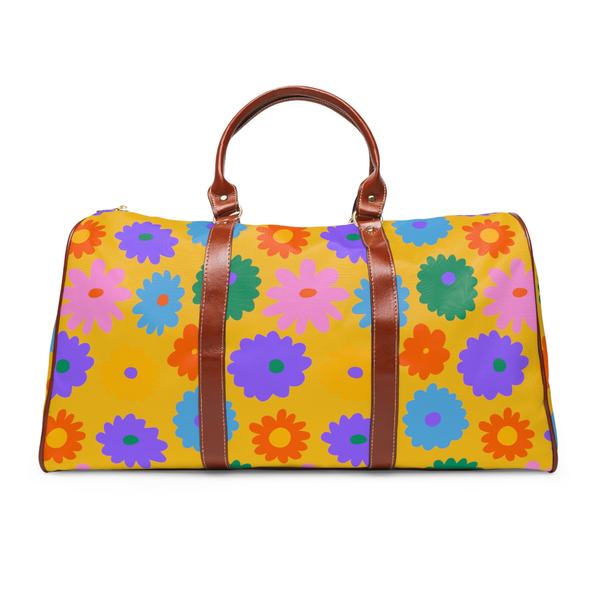 Stay In Spirit Yellow Flower Waterproof Travel Bag (Luxury) - Stay In Spirit Shop