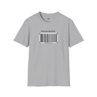 Redeemed by Christ (Black) Unisex Softstyle T-Shirt - Stay In Spirit Shop
