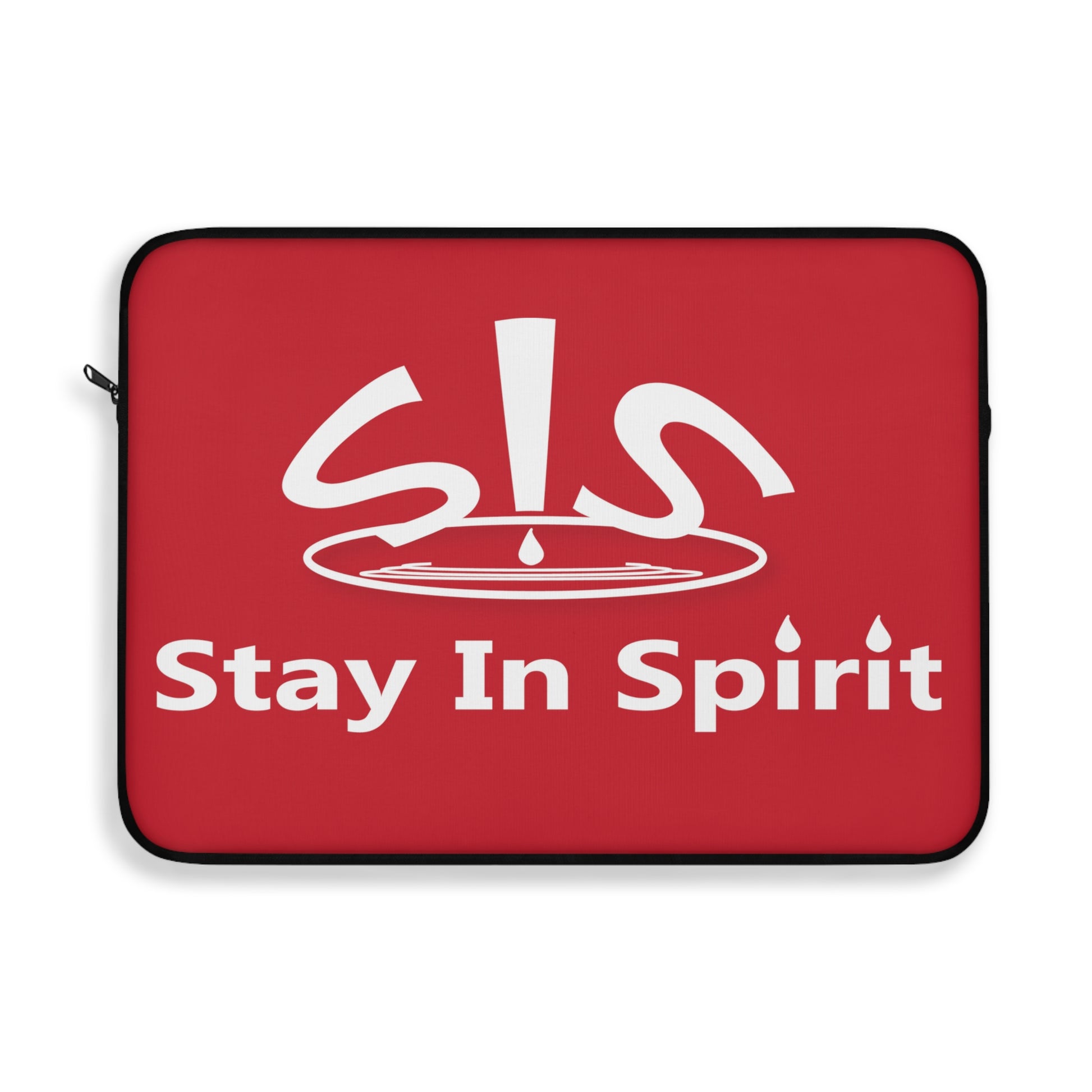 Dark Red Stay In Spirit Laptop Sleeve - Stay In Spirit Shop