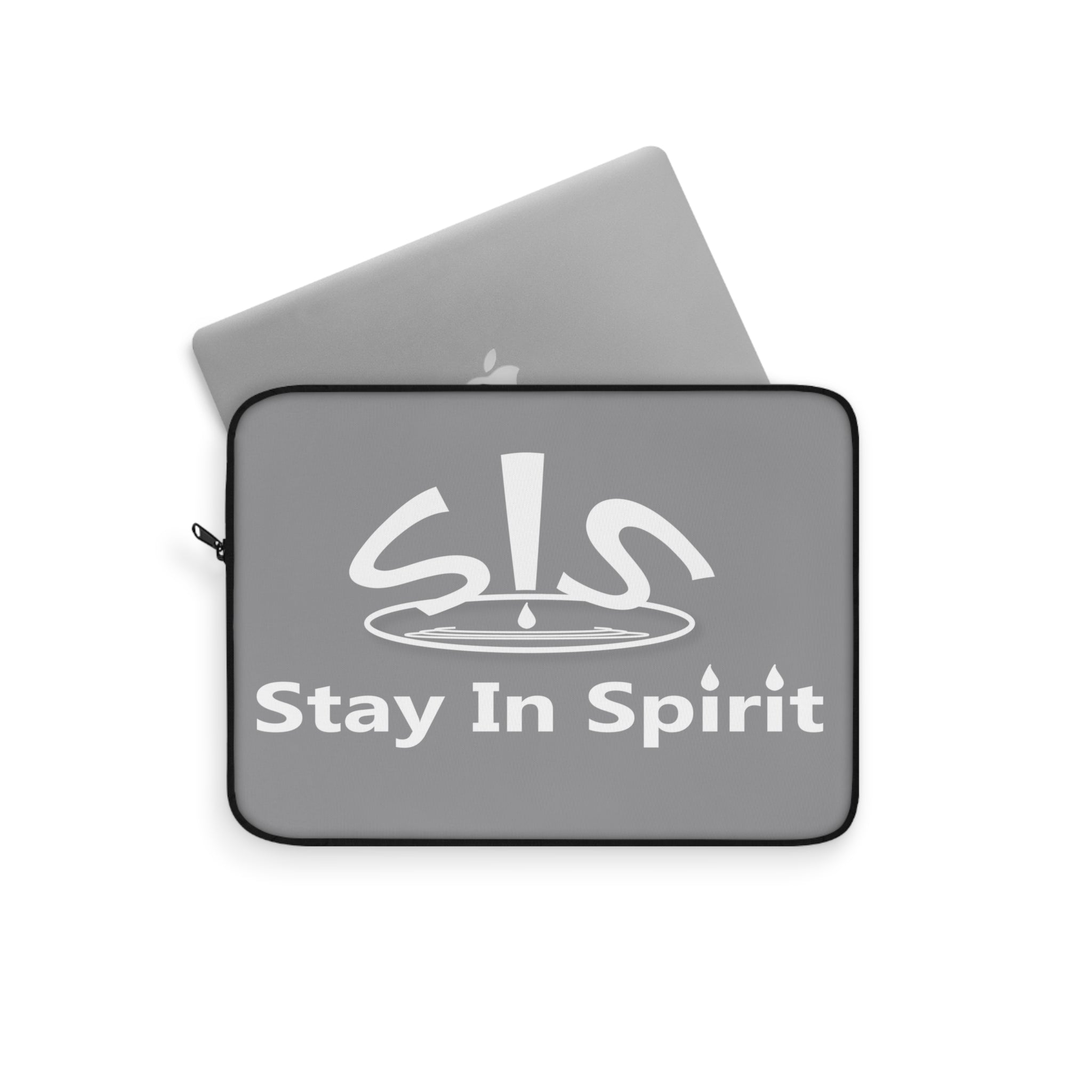 Gray Stay In Spirit Laptop Sleeve - Stay In Spirit Shop