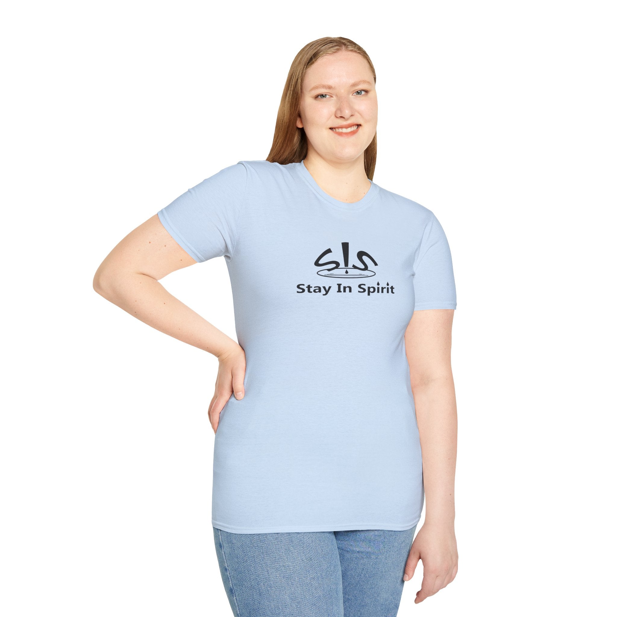 Stay In Spirit Logo (Black) Unisex Softstyle T-Shirt