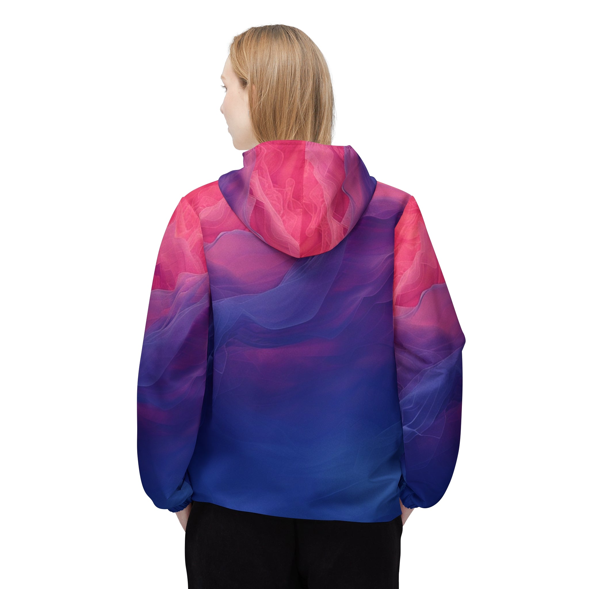 Stay In Spirit Colorful Two Toned Windbreaker Jacket - Stay In Spirit Shop