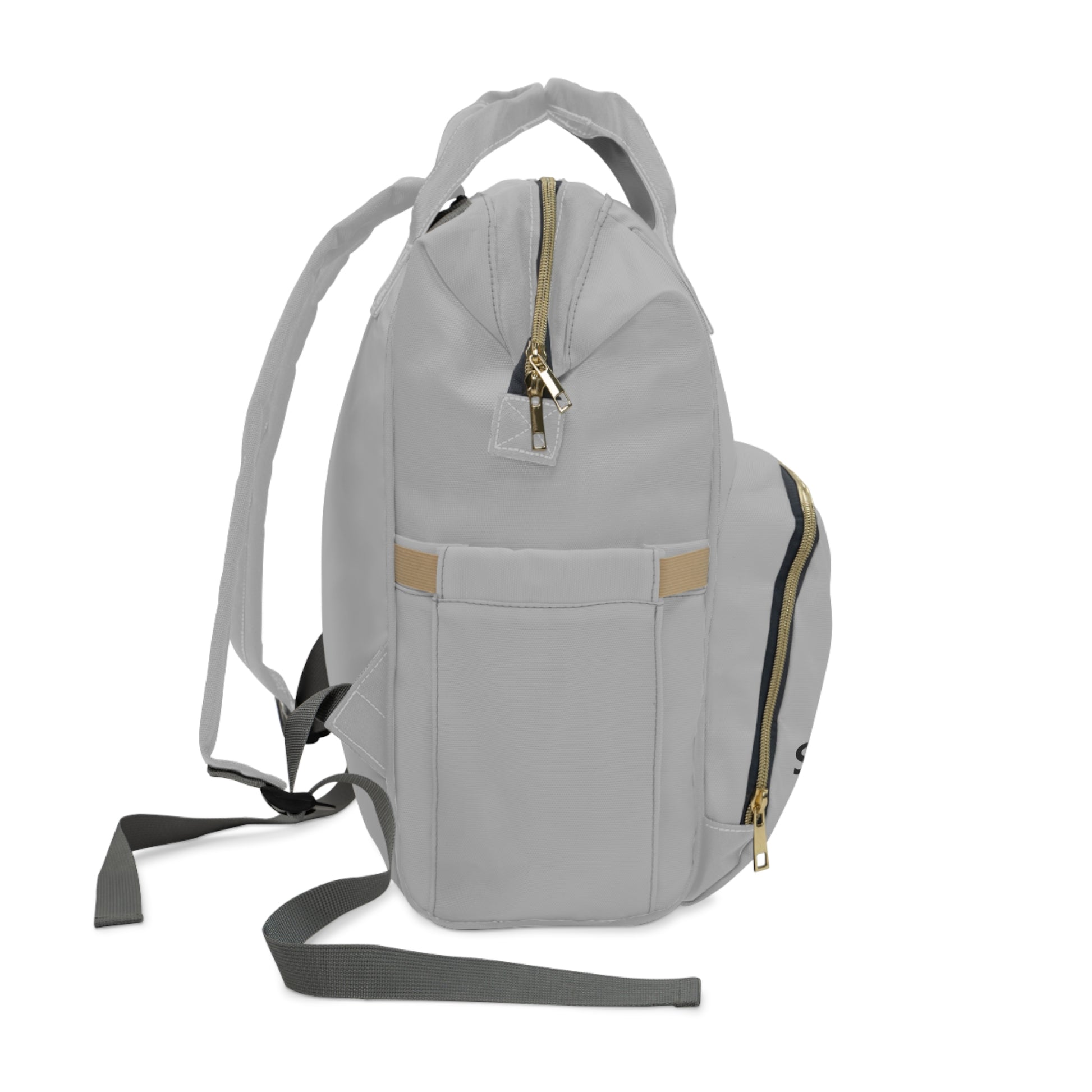 Gray Stay In Spirit Multifunctional Diaper Backpack - Stay In Spirit Shop