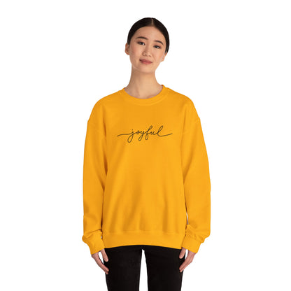 Joyful Unisex Crewneck Sweatshirt - Stay In Spirit Shop