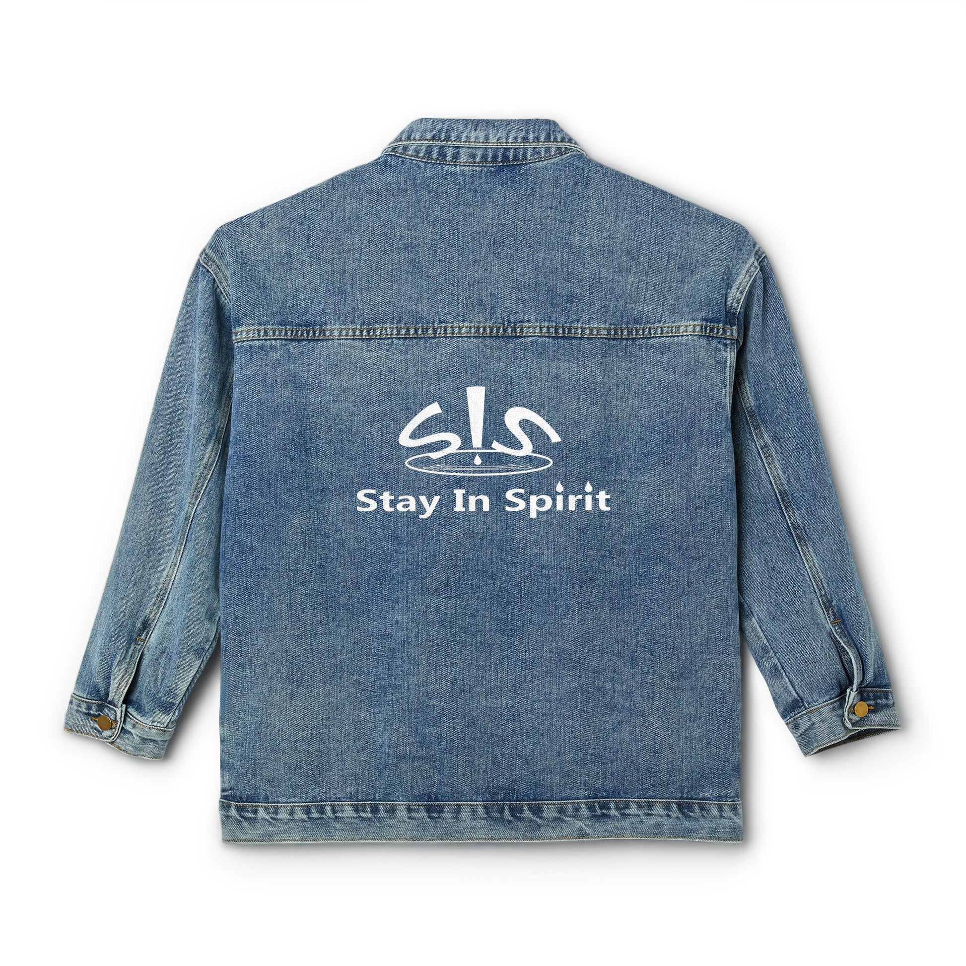 Stay In Spirit Women's Denim Jacket - Stay In Spirit Shop