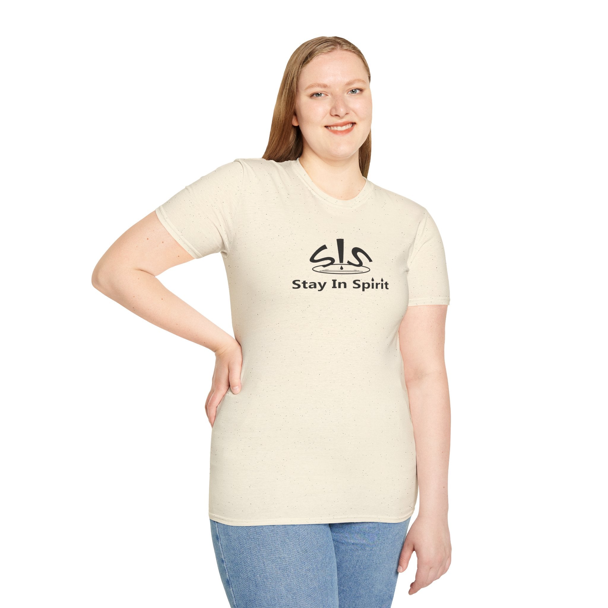 Stay In Spirit Logo (Black) Unisex Softstyle T-Shirt