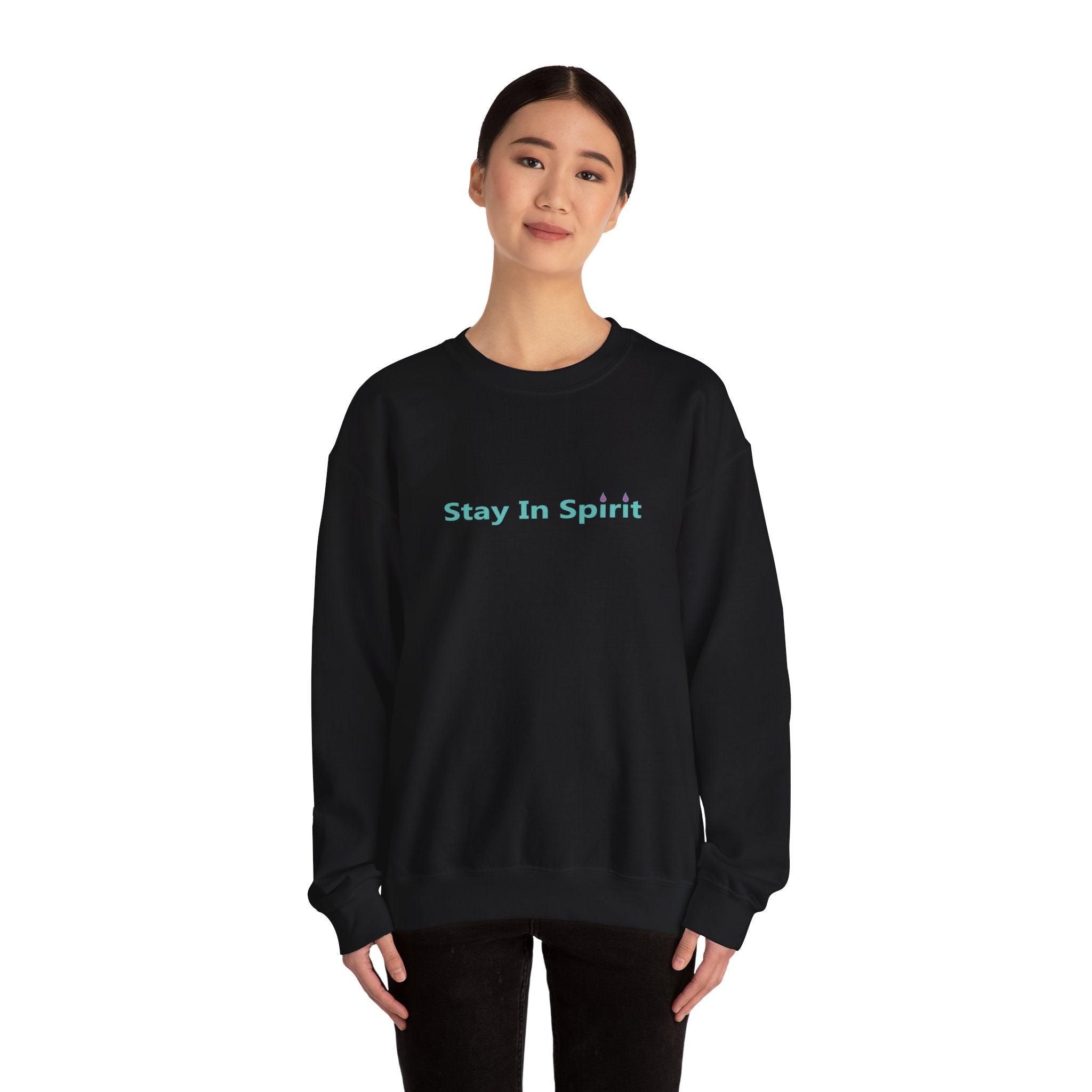 Stay In Spirit Lettered Unisex Heavy Blend™ Crewneck Sweatshirt - Stay In Spirit Shop