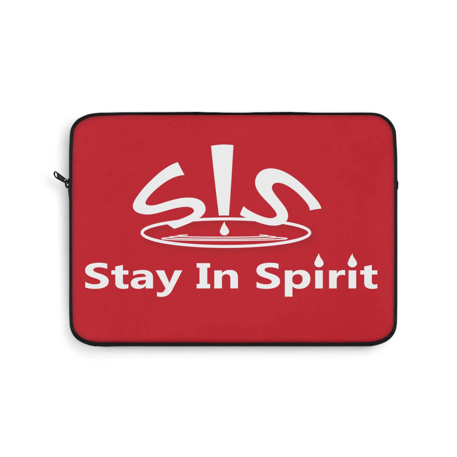 Dark Red Stay In Spirit Laptop Sleeve - Stay In Spirit Shop