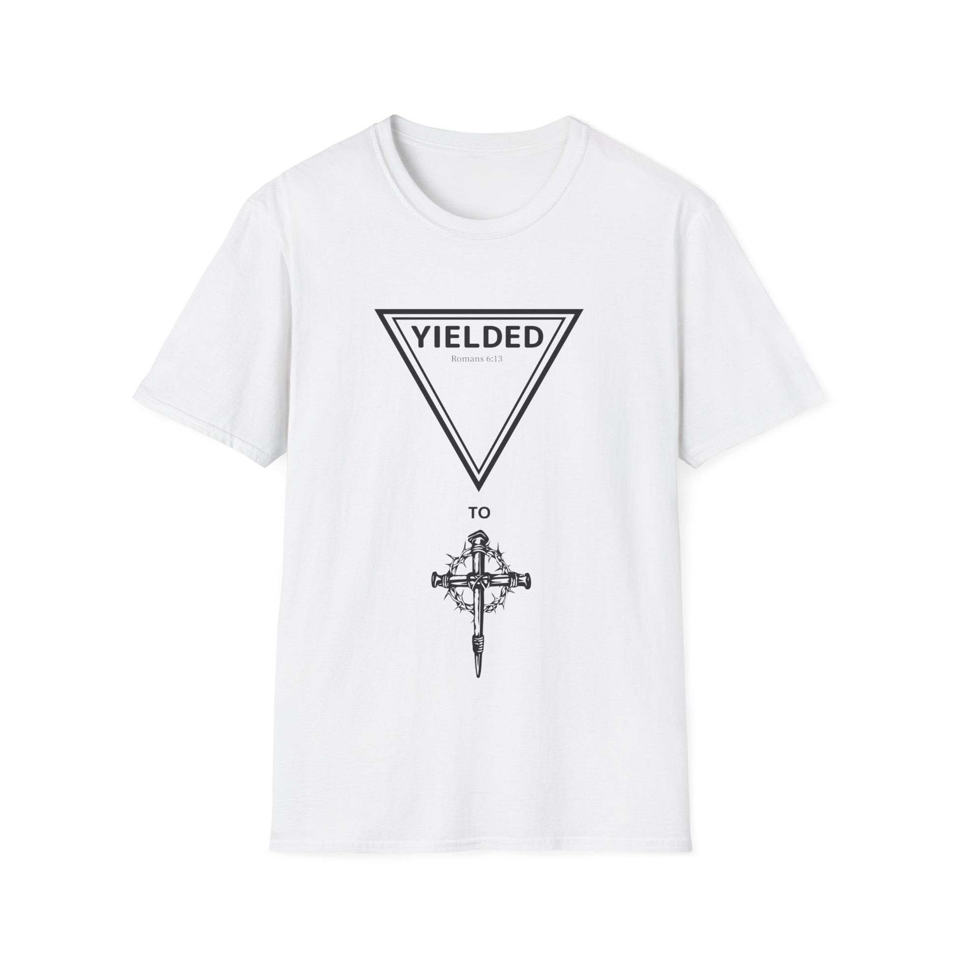 Yielded To... Unisex Softstyle T-Shirt - Stay In Spirit Shop