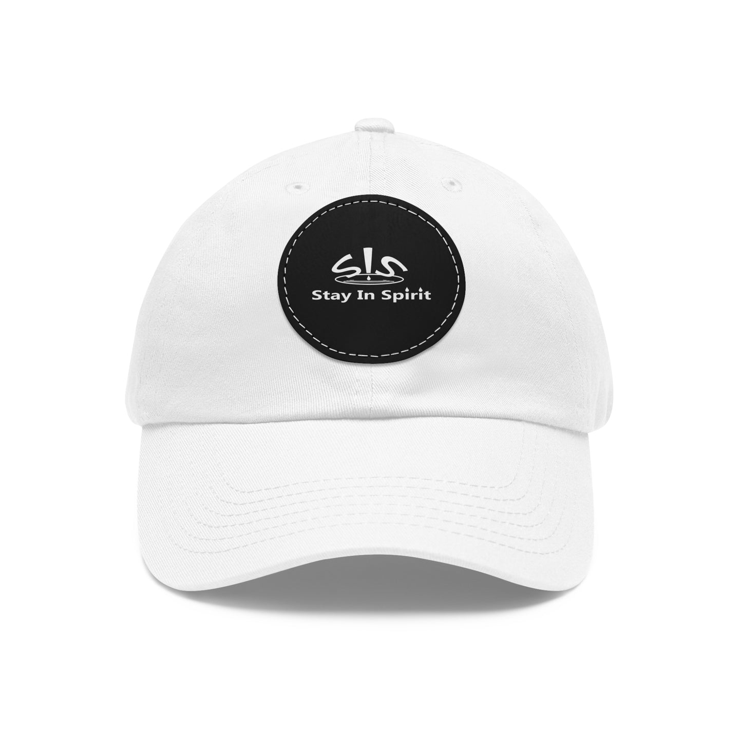Stay In Spirit Dad Hat with Leather Round Patch