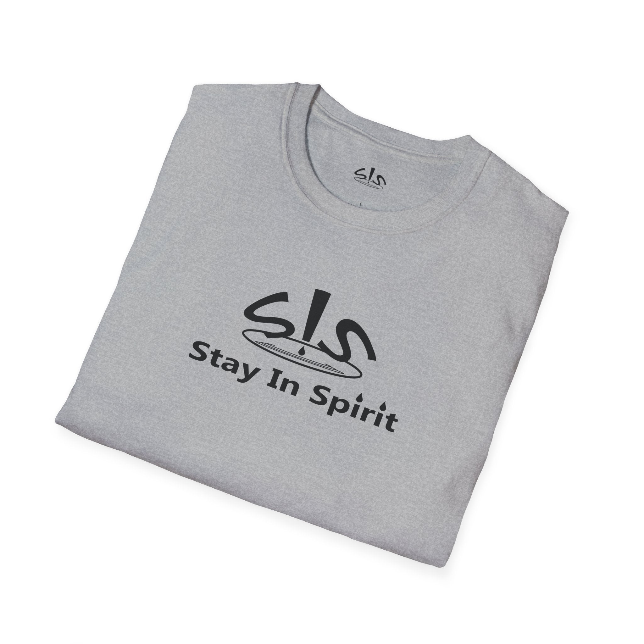 Stay In Spirit Logo (Black) Unisex Softstyle T-Shirt