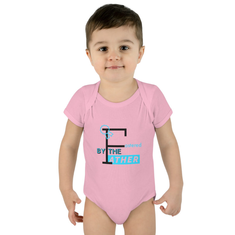 Fostered by the Father Infant Baby Rib Bodysuit - Stay In Spirit Shop